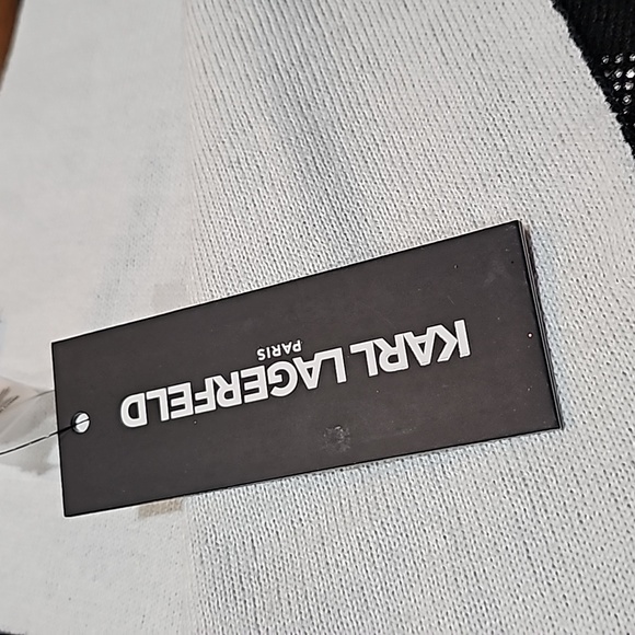 NWT KARL LAGERFELD 68"x12" SCARF - Picture 5 of 6